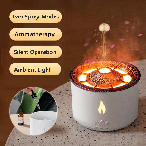 Volcano Jellyfish Ultrasonic Aroma Humidifier & Diffuser