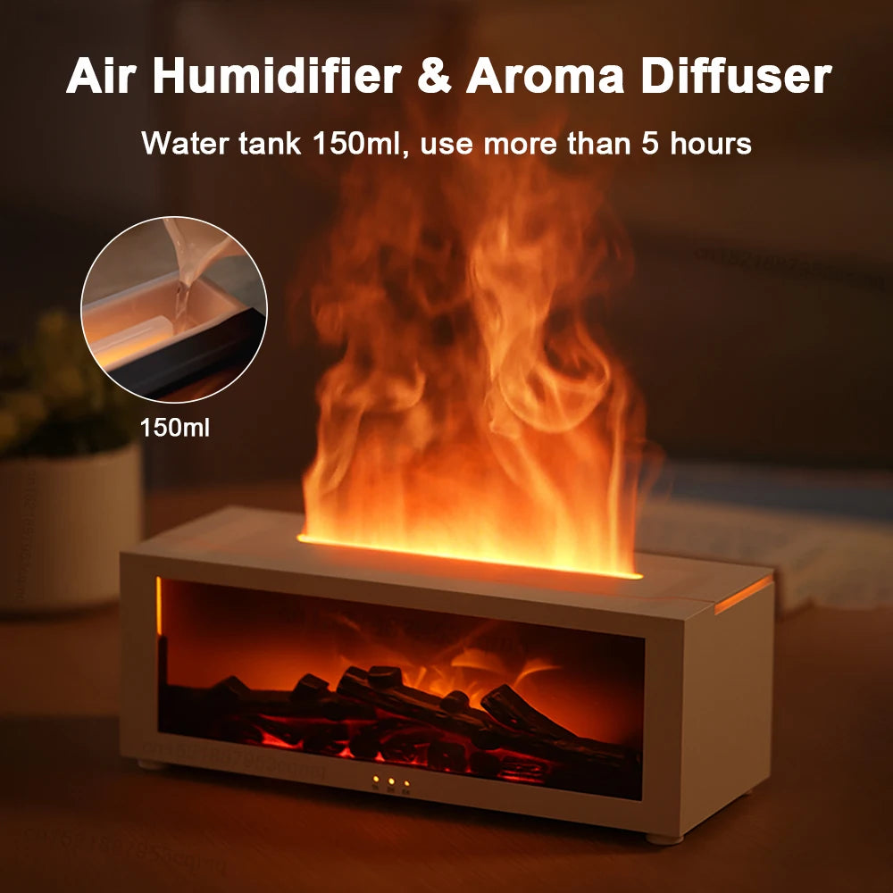 3D Flame Essential Oil Diffuser