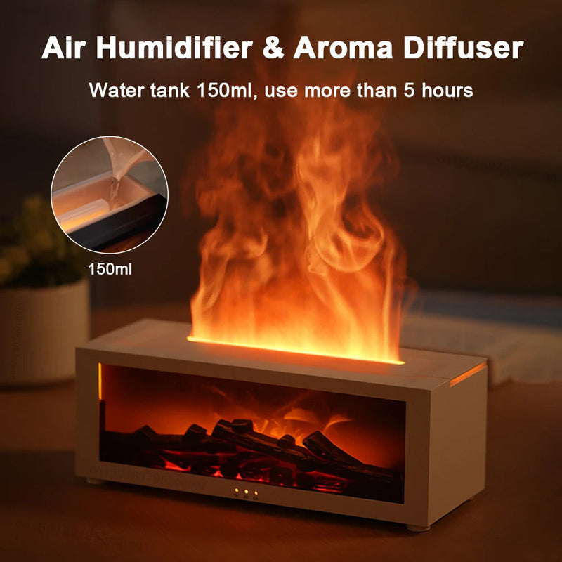 3D Flame Essential Oil Diffuser