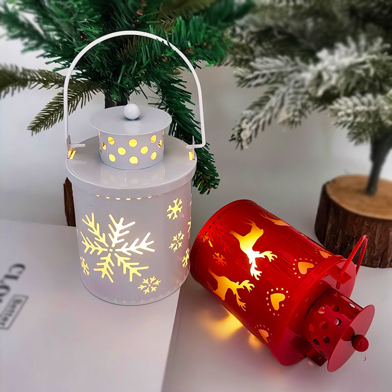 Christmas LED Candle Lantern – Nordic Style