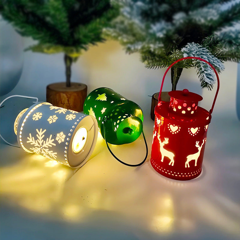 Christmas LED Candle Lantern – Nordic Style