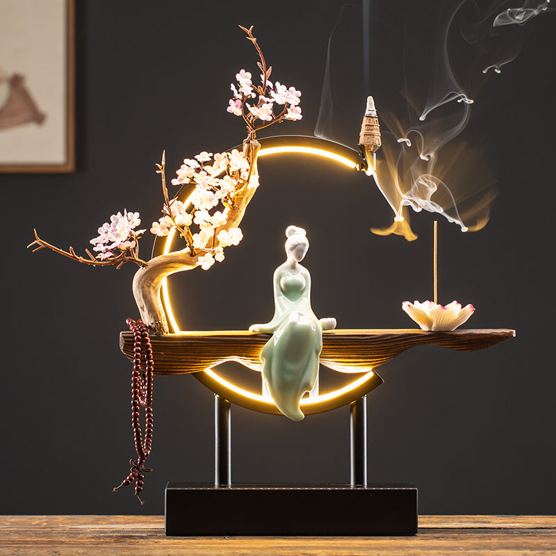 Incense Burner Table Lamp