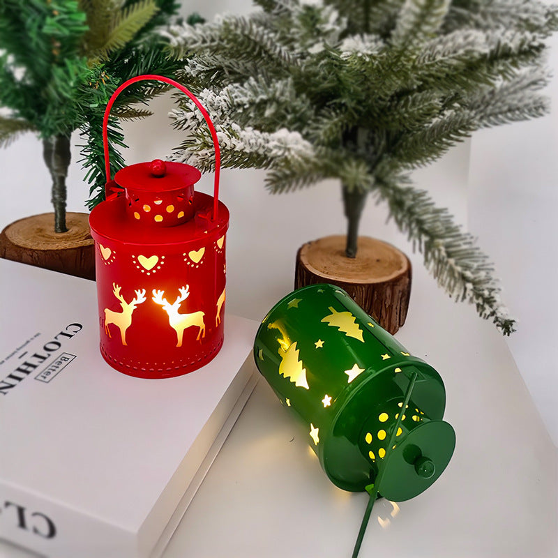 Christmas LED Candle Lantern – Nordic Style