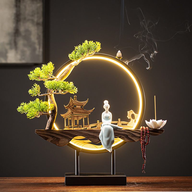 Incense Burner Table Lamp