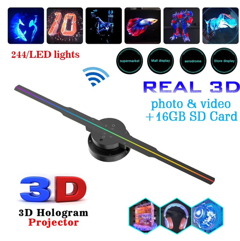 3D Holographic Display Fan