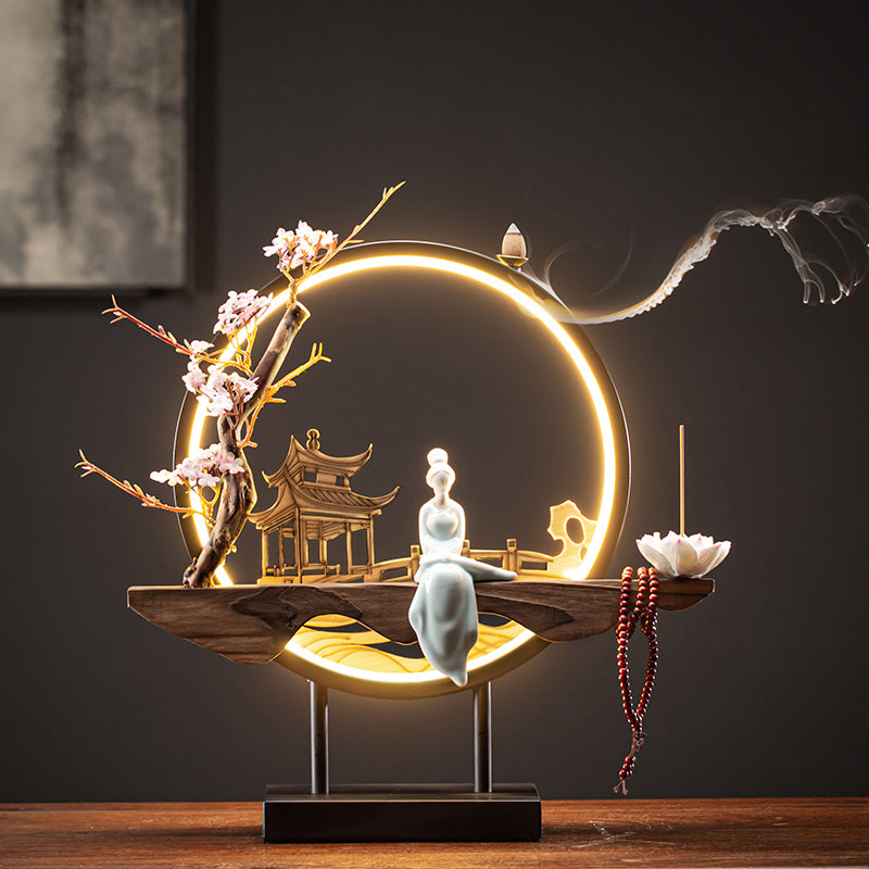 Incense Burner Table Lamp