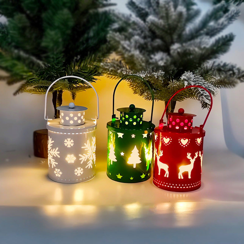 Christmas LED Candle Lantern – Nordic Style