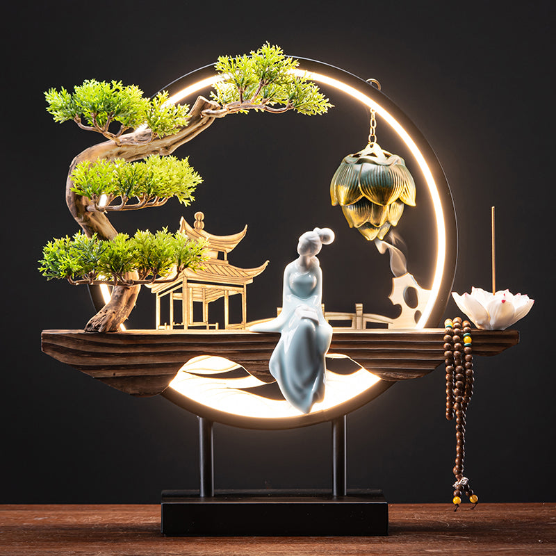 Incense Burner Table Lamp