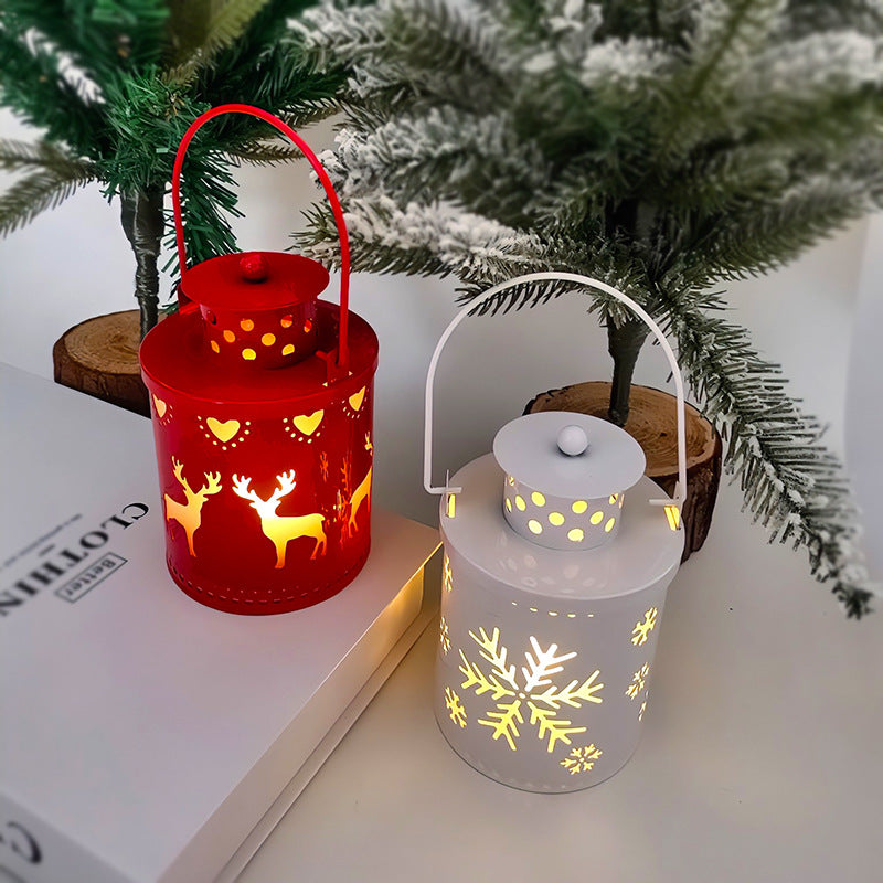 Christmas LED Candle Lantern – Nordic Style