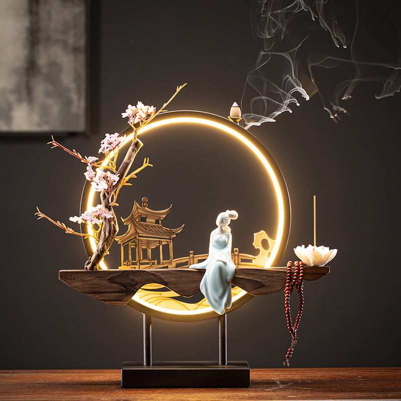 Incense Burner Table Lamp