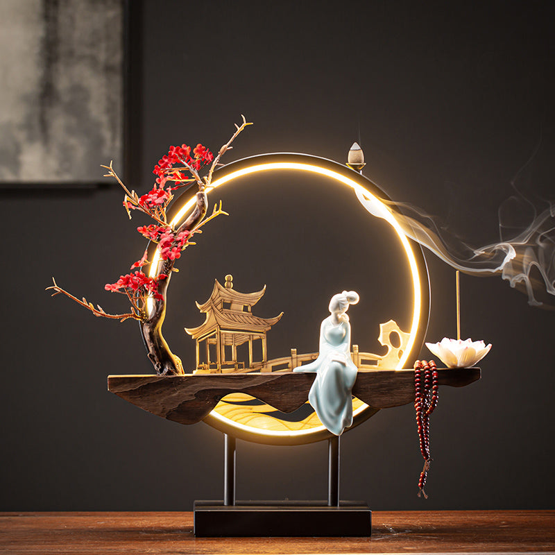 Incense Burner Table Lamp